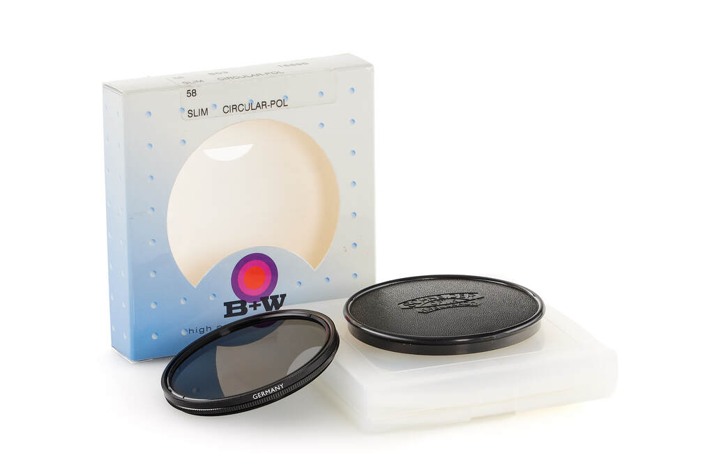 B+W Circular Polfilter E58mm, Slim