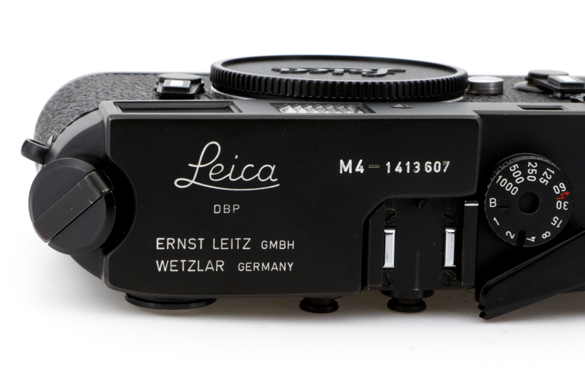 Leica M4 black chrome plated
