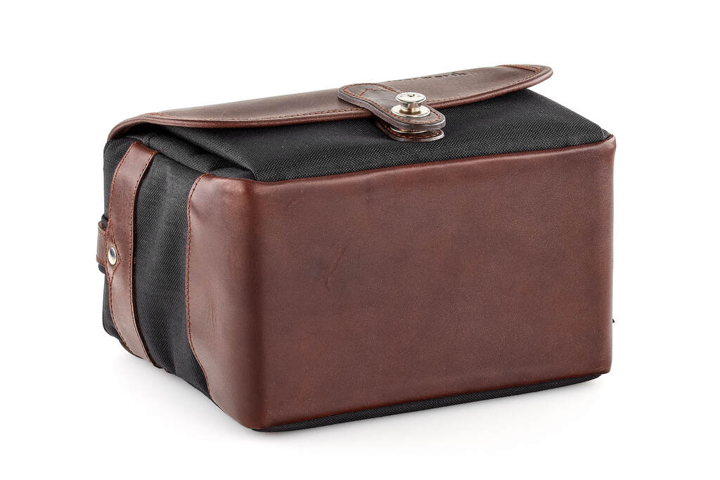 Oberwerth "Frankfurt" Cordura schwarz/ Leder dunkelbraun