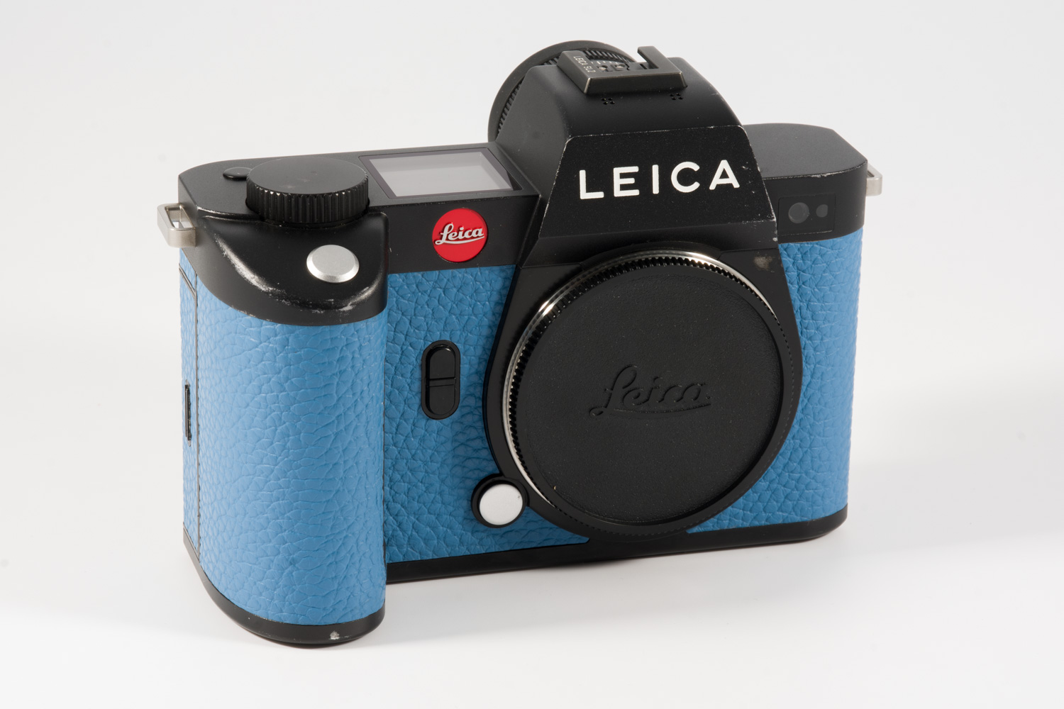Leica SL2 black, blue leather 