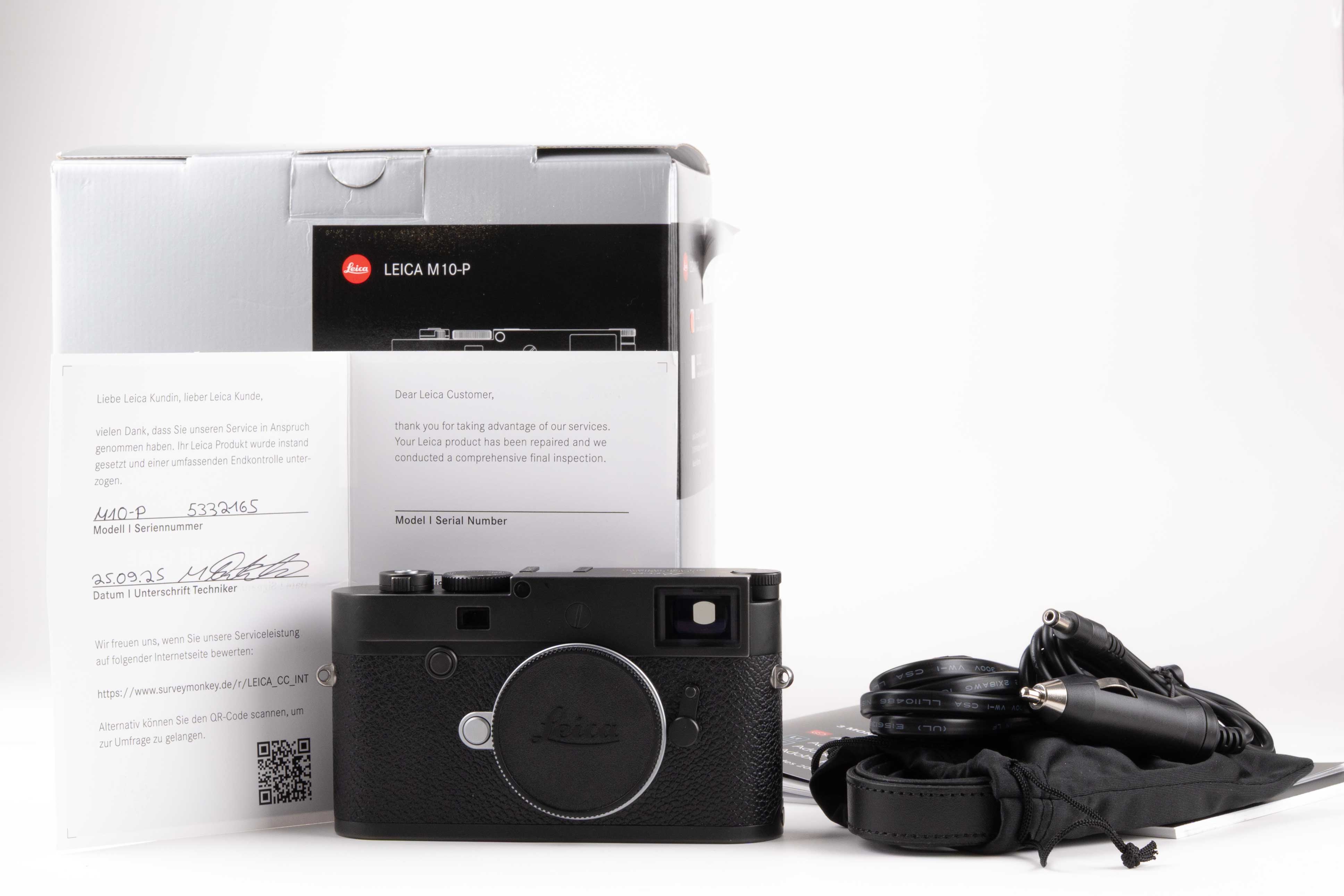 Leica M10-P, black chrome