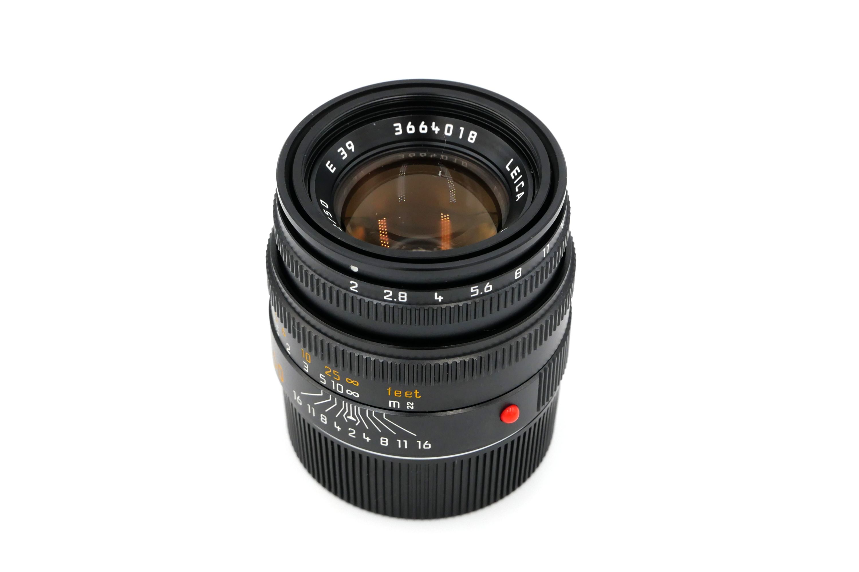 Leica Summicron-M f2 50mm, Black
