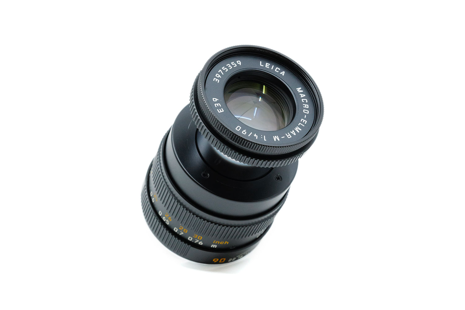 Leica Set MACRO-ELMAR-M 4/90 Black (11633) + Adapter-M (14409)