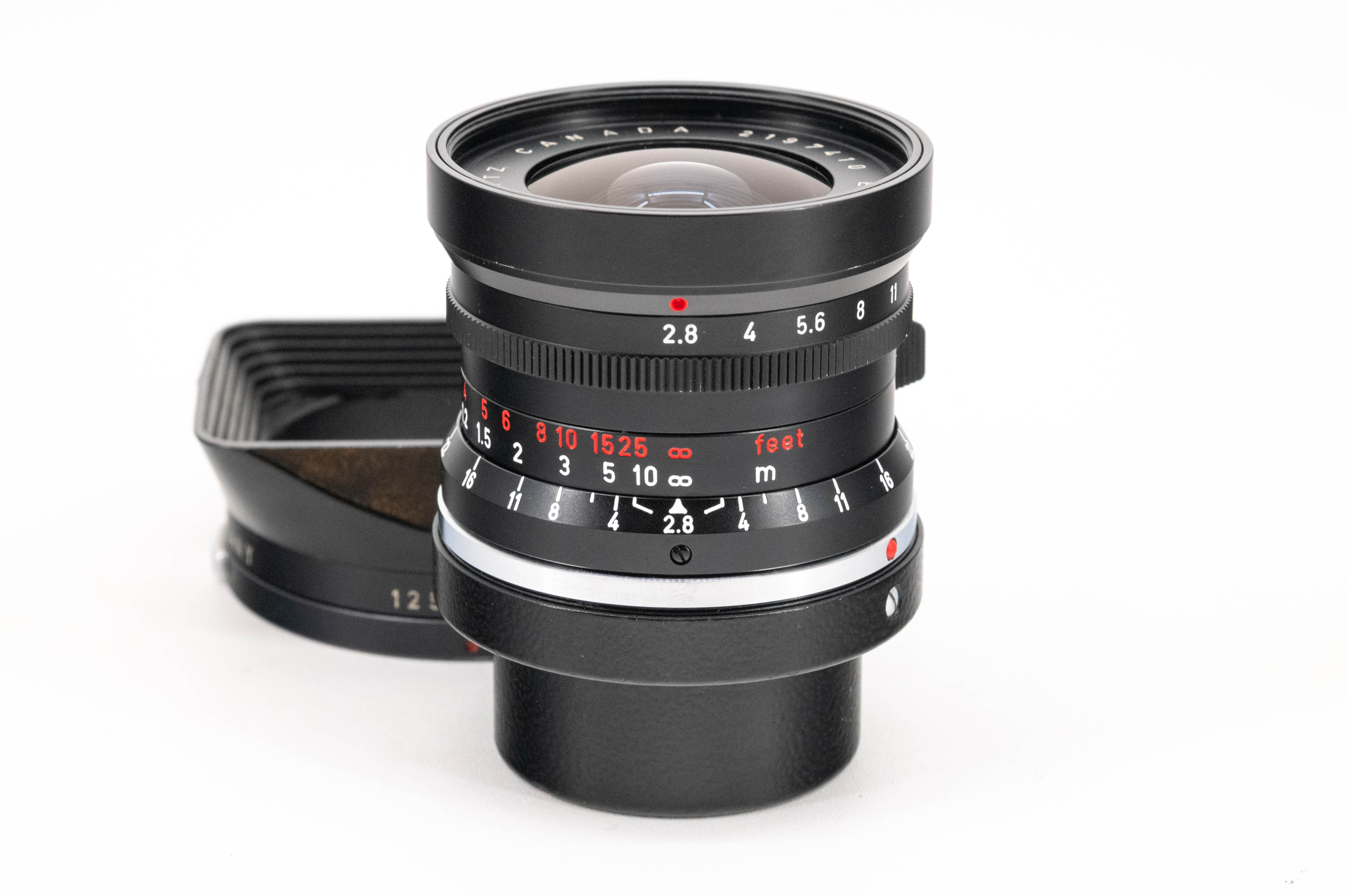 Leica Elmarit-M 28 mm f/2,8 9 elementi Scala rossa 11801