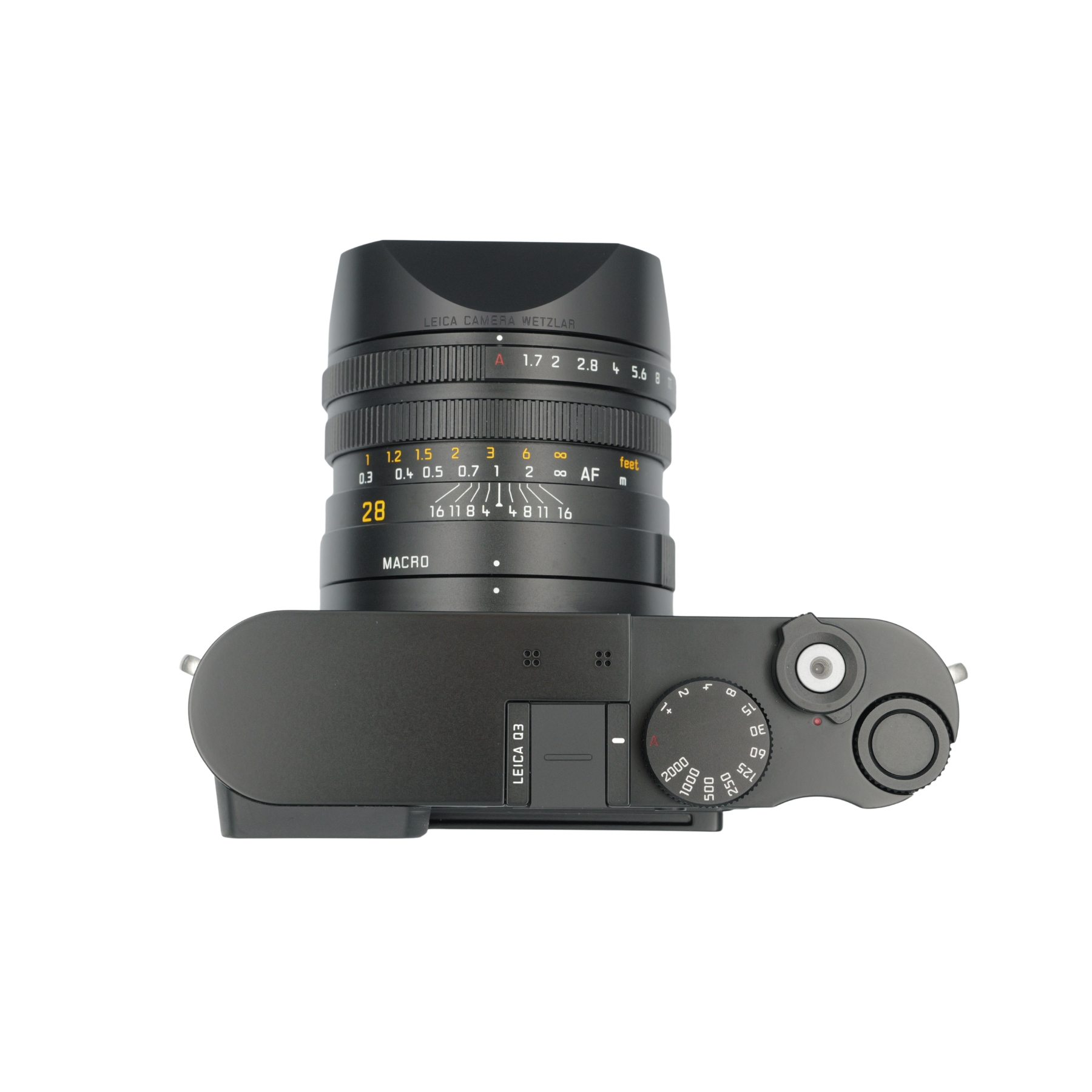 LEICA Q3, black paint finish