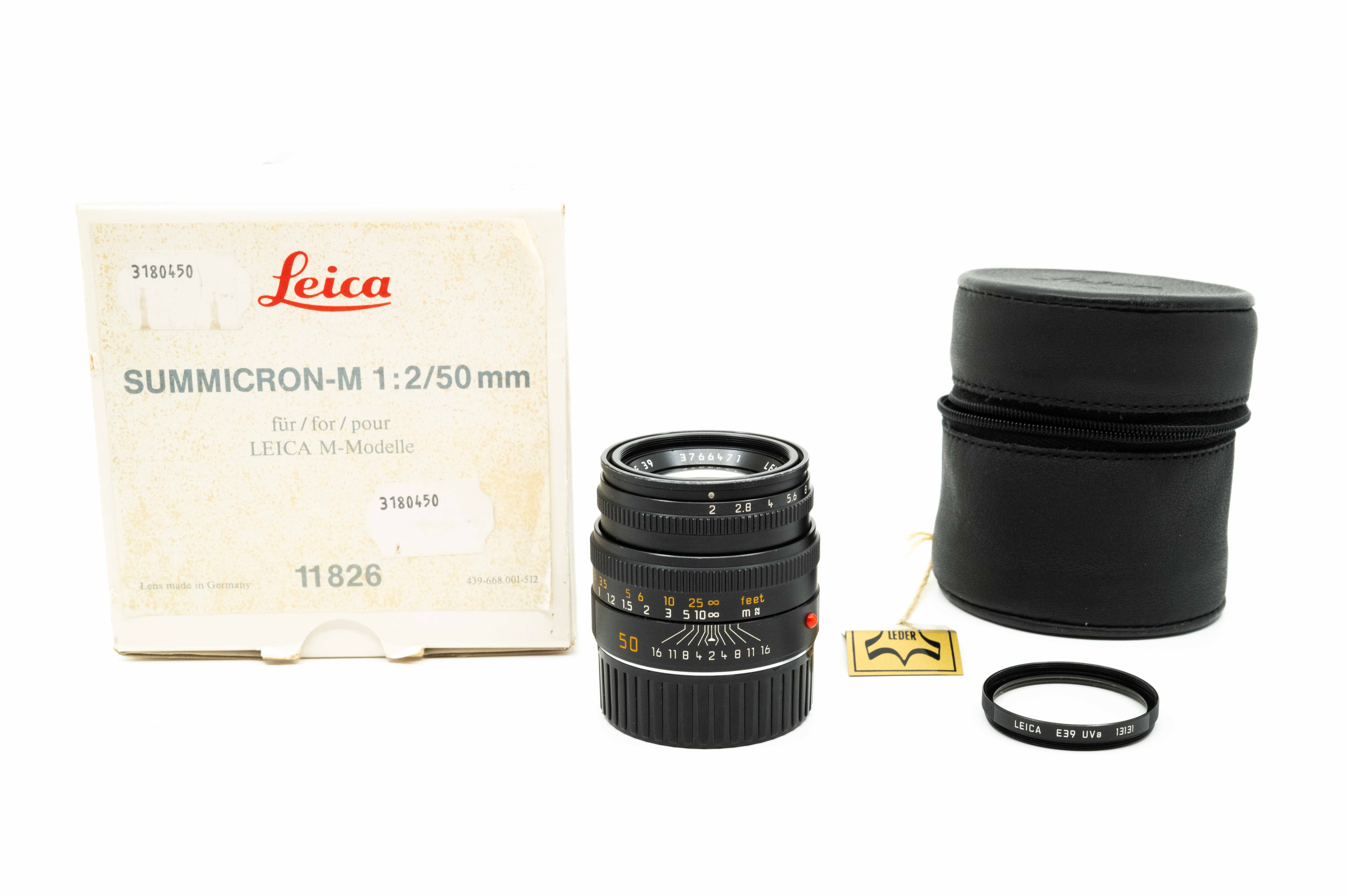 Leica Summicron-M 2/50 Black V5 (11826)