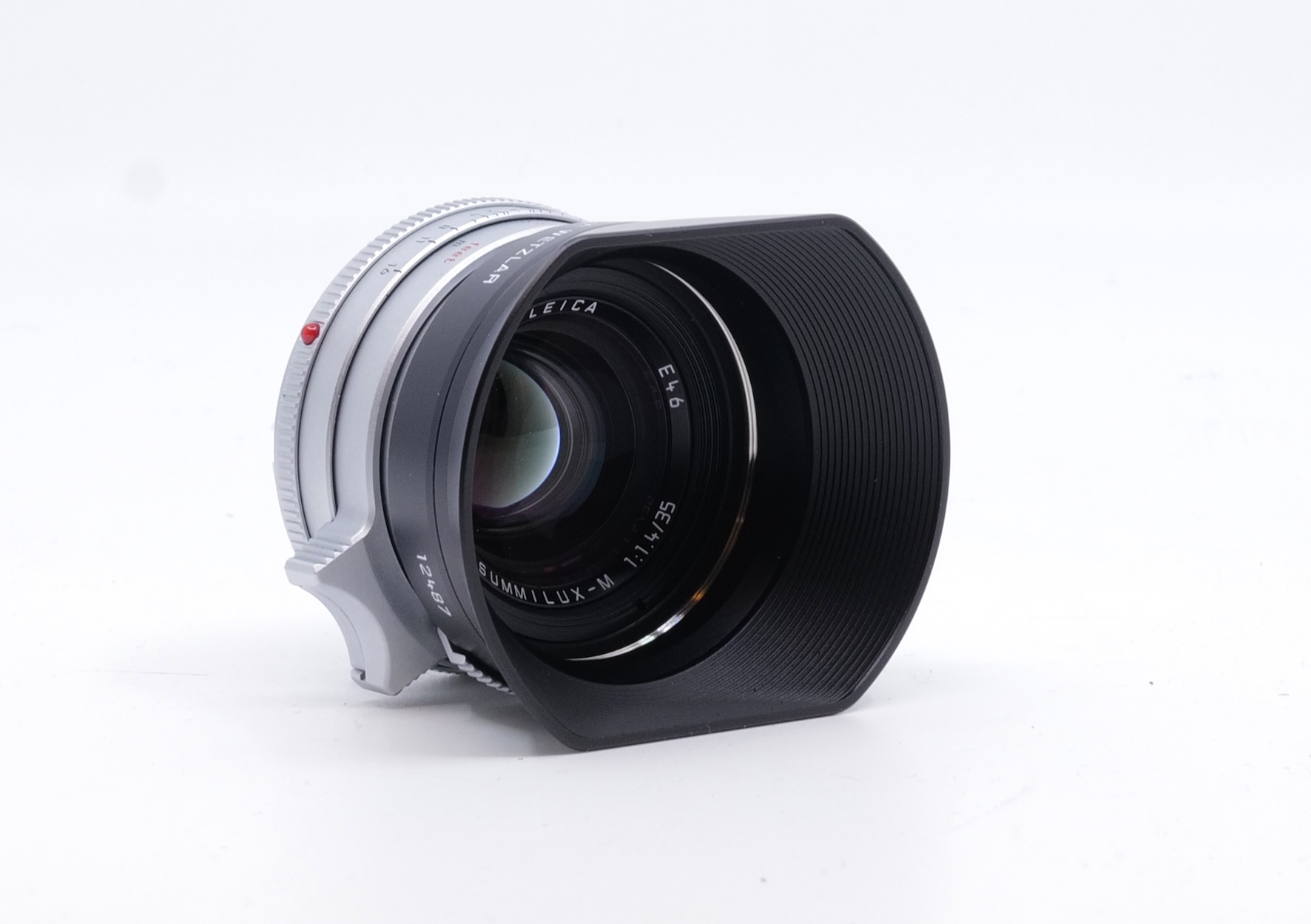 Leica SUMMILUX-M 1:1.4/35, silver chrome-plated