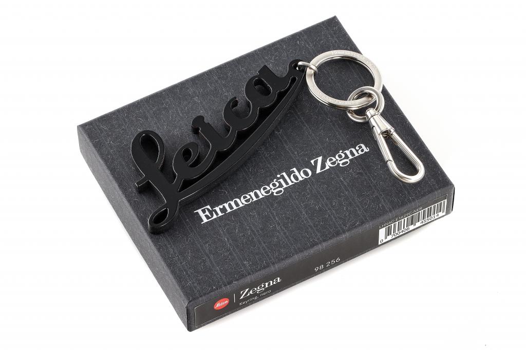 LEICA ZEGNA Keyring, Nero - like new demo