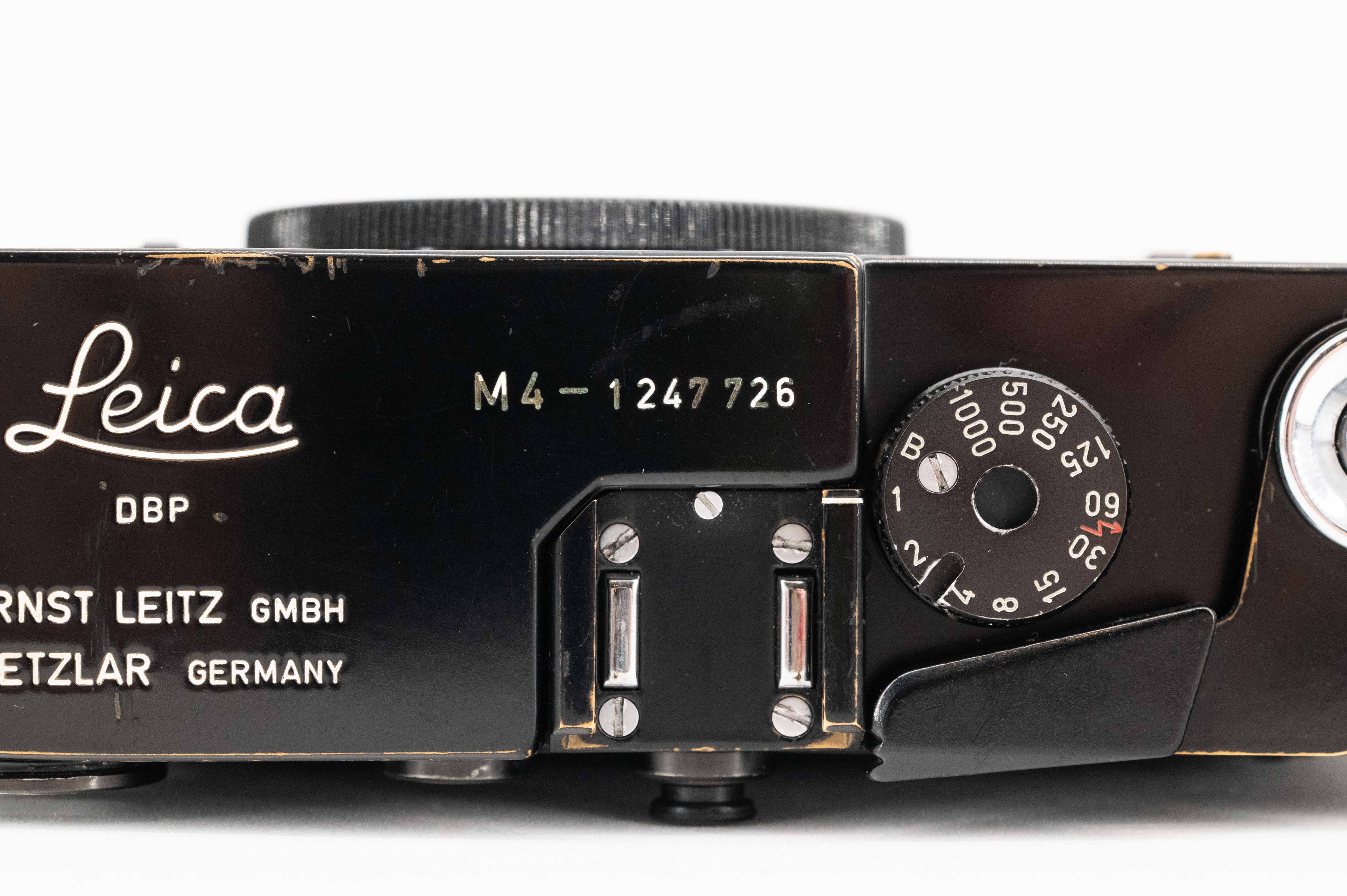 Leica M4 Black Paint 10402