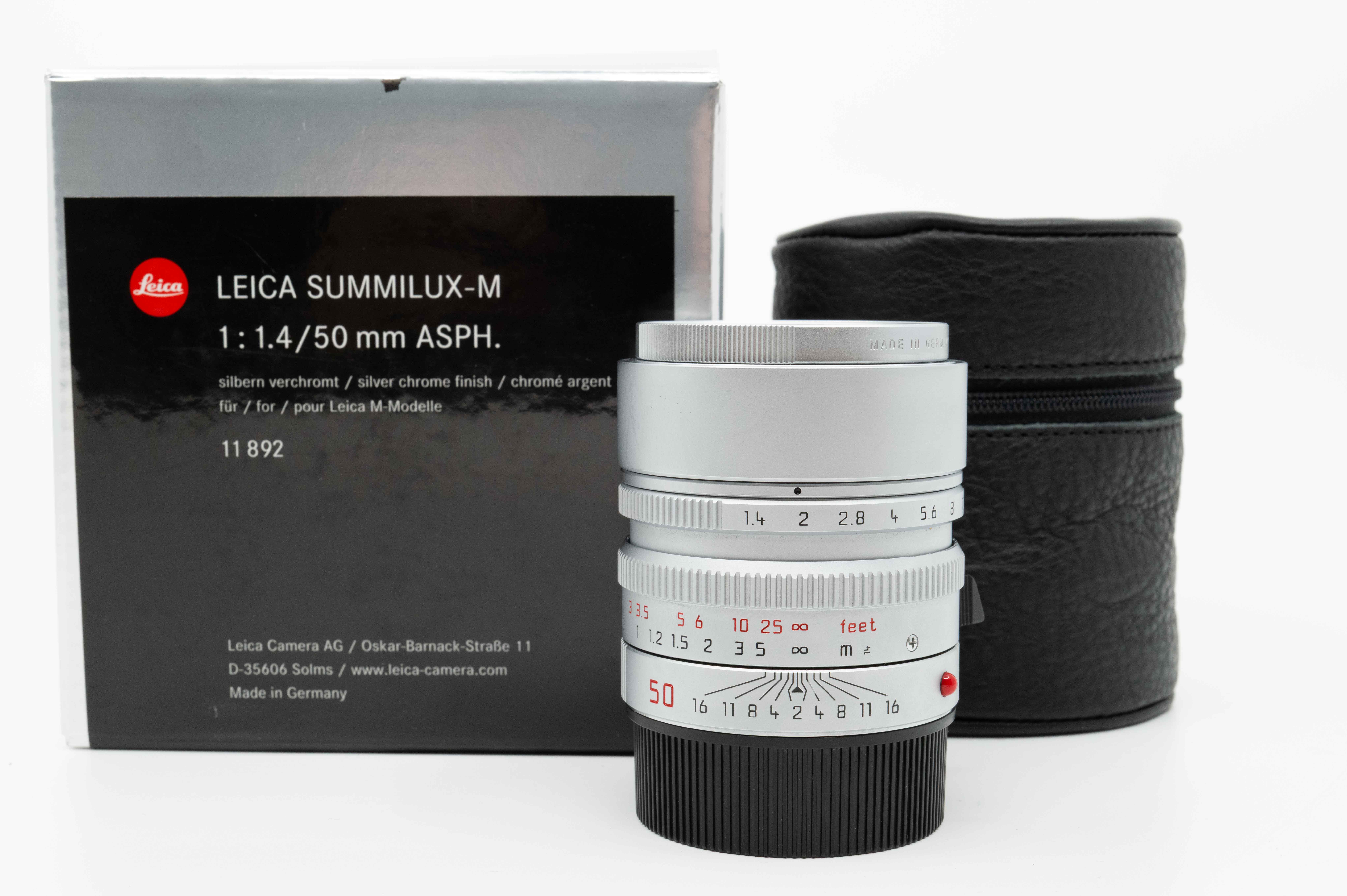 Leica SUMMILUX-M 1.4/50 ASPH. Silver