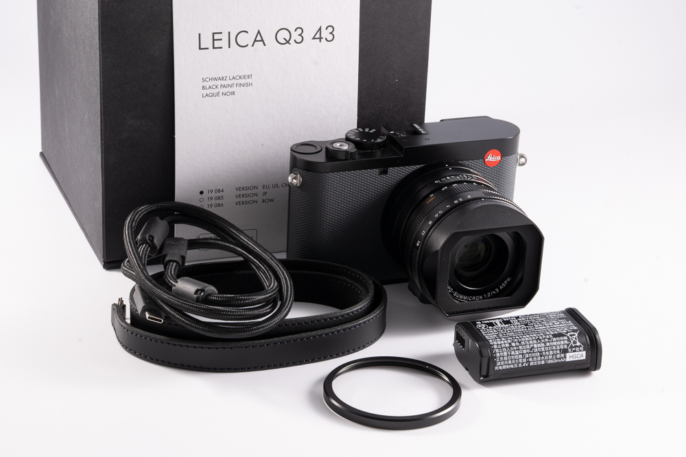 Leica Q3 43, schwarz lack.(Version EU/US/CN)