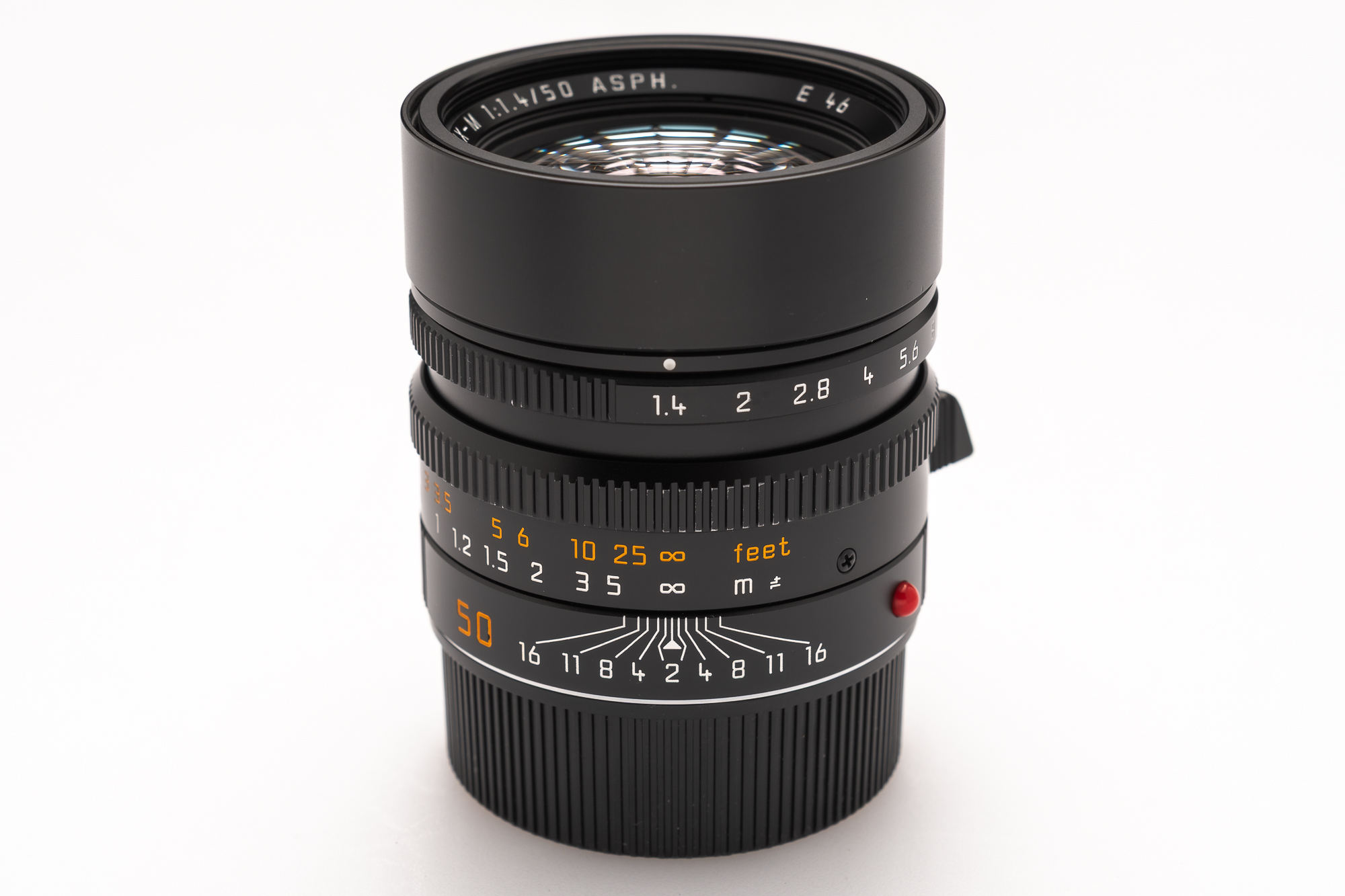 Leica 50mm Summilux-M f/1.4 ASPH., Black Anodized