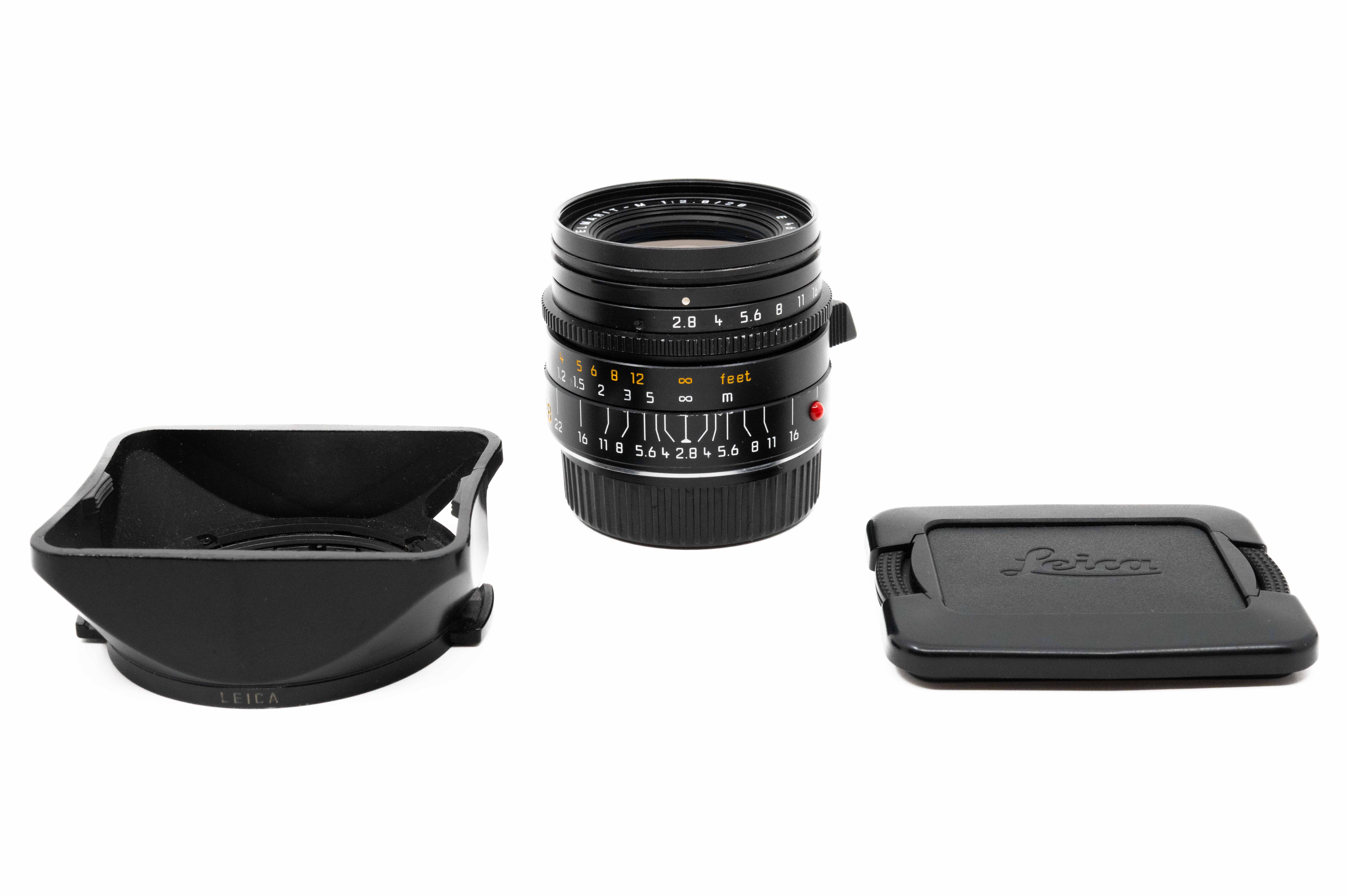 Leica 2.8/28 Elmarit-M Schwarz (11809)