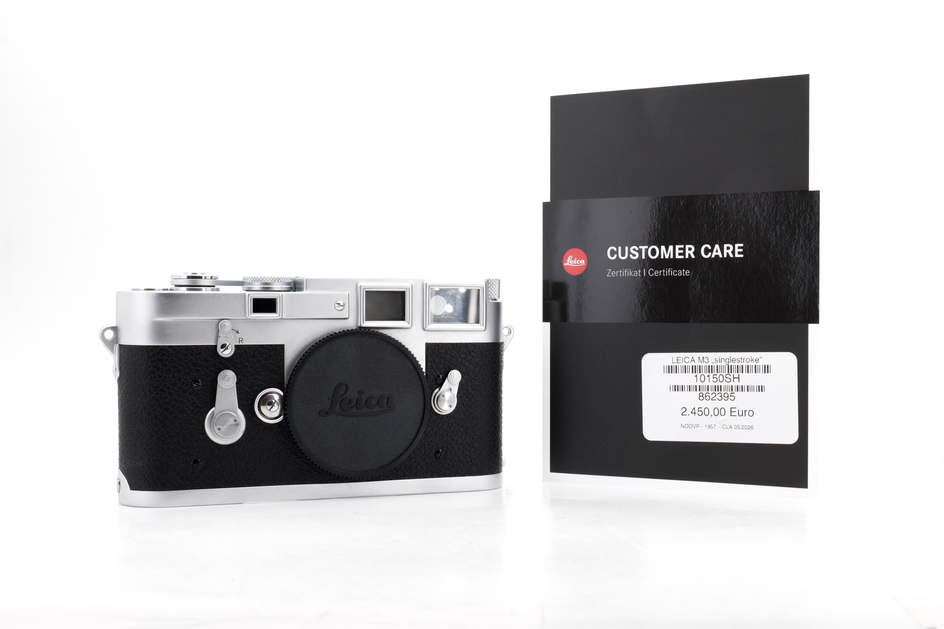Leica M3, silver ‘Single-Stroke’