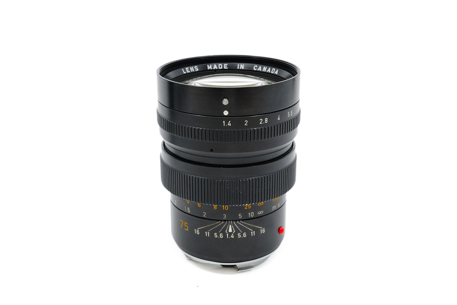 Leica Summilux-M 1.4/75mm V1 Black (11814)