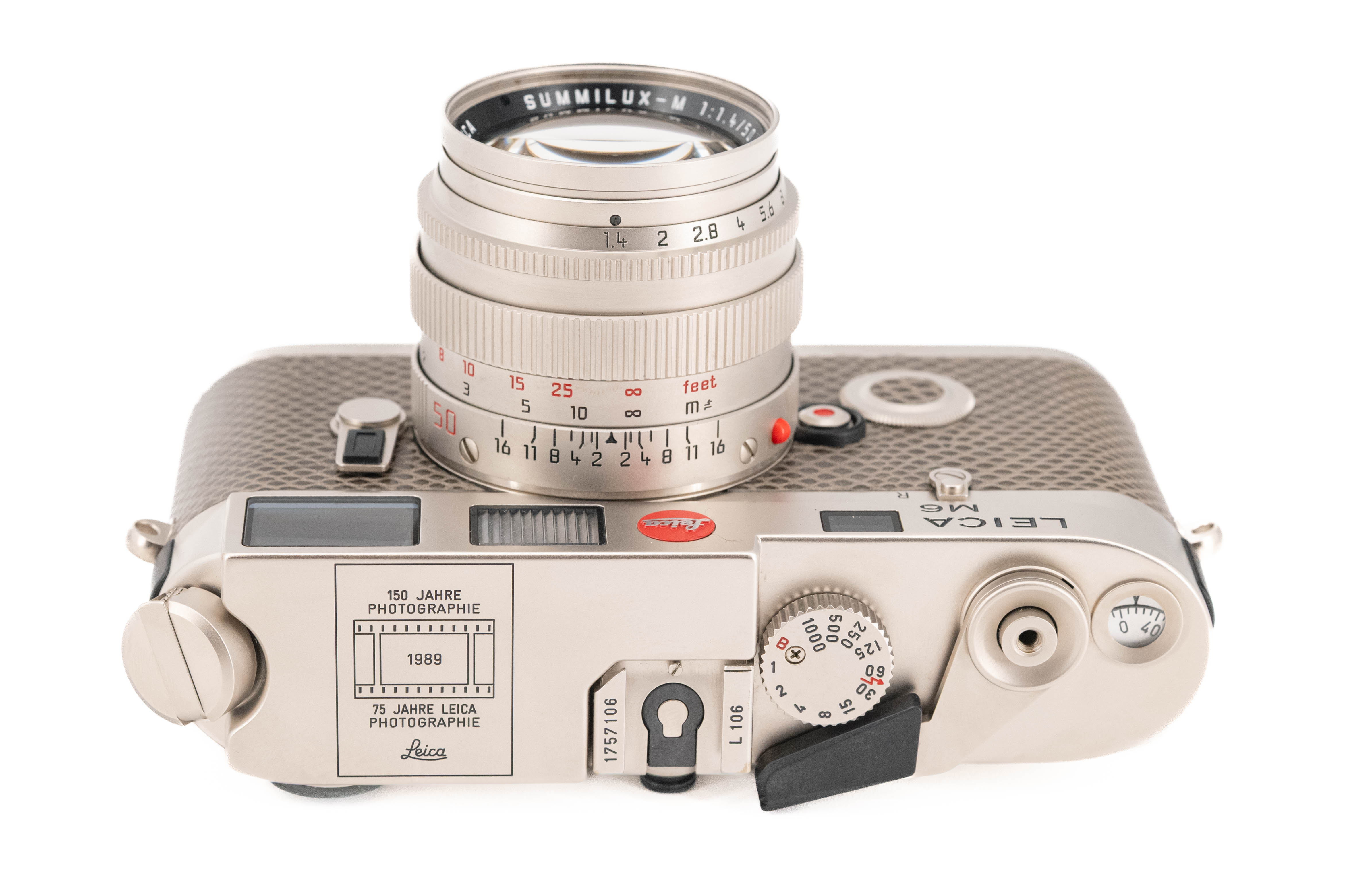 Leica M6 Platinum Set 150 Jahre Photography 10450