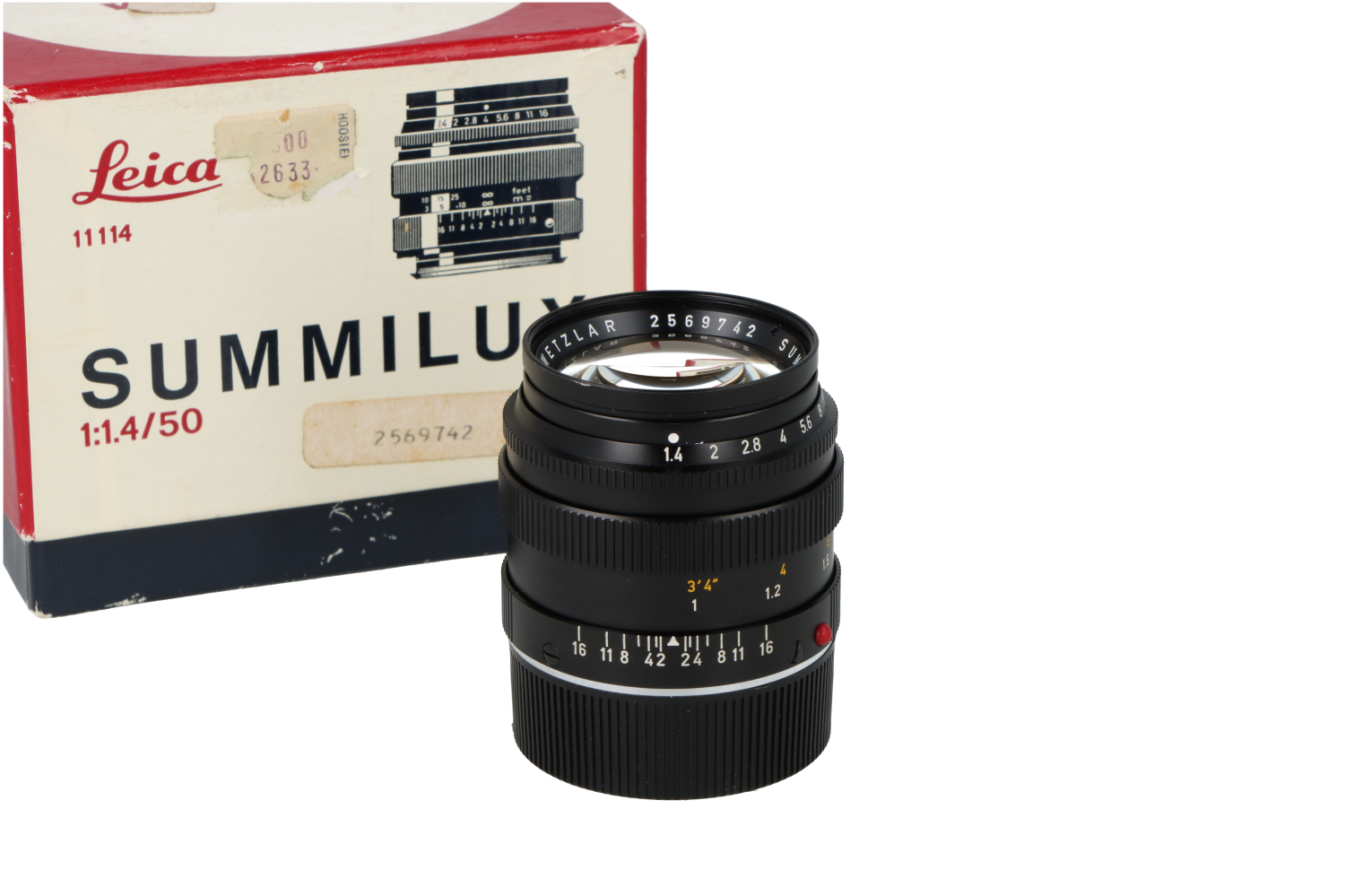 Summilux 50mm 1.4 PRE-ASPH v2 (11114)