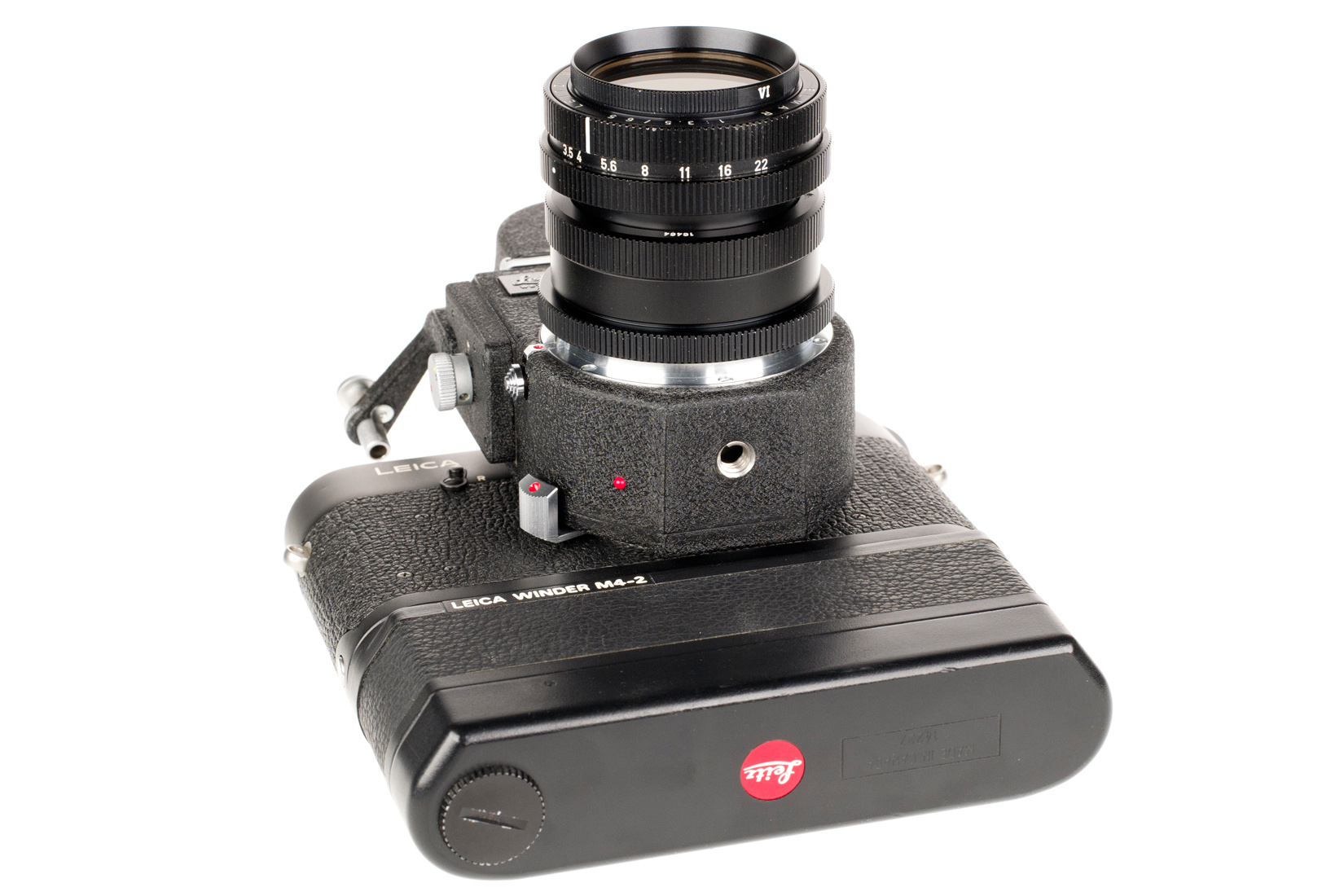 Leica MD-2, black + Elmar 1:3,5/65mm + Visoflex
