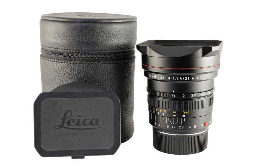 LEICA SUMMILUX-M 1.4/21mm ASPH., black anodized 11647 LEICA SUMMILUX-M 1.4/21mm ASPH., black anodized 11647