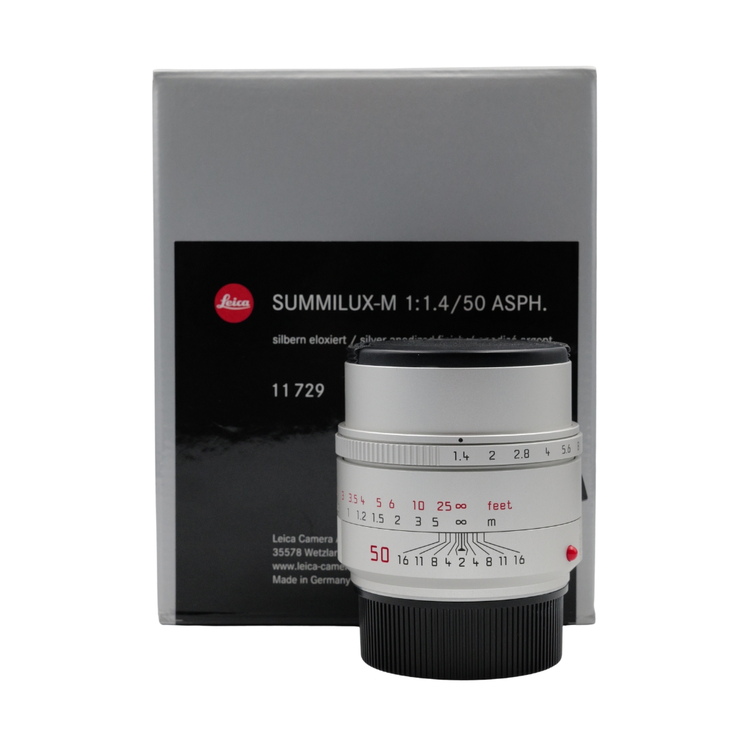 LEICA SUMMILUX-M 50/f1.4 ASPH., silver LEICA SUMMILUX-M 50/f1.4 ASPH., silver
