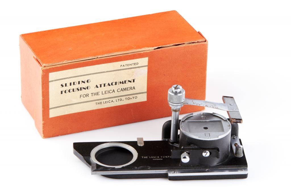 The Leica Ltd., Tokyo Focoslide Sliding Focusing Attachment The Leica Ltd., Tokyo Focoslide Sliding Focusing Attachment