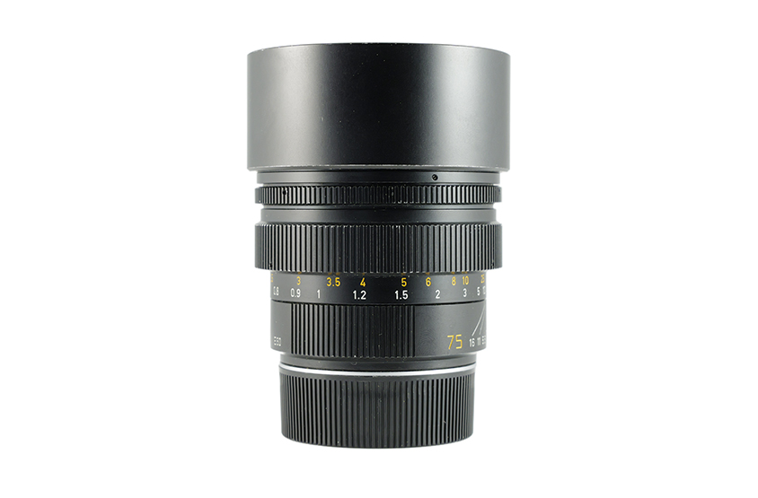 LEITZ SUMMILUX-M 1.4/75, black anodized 11815