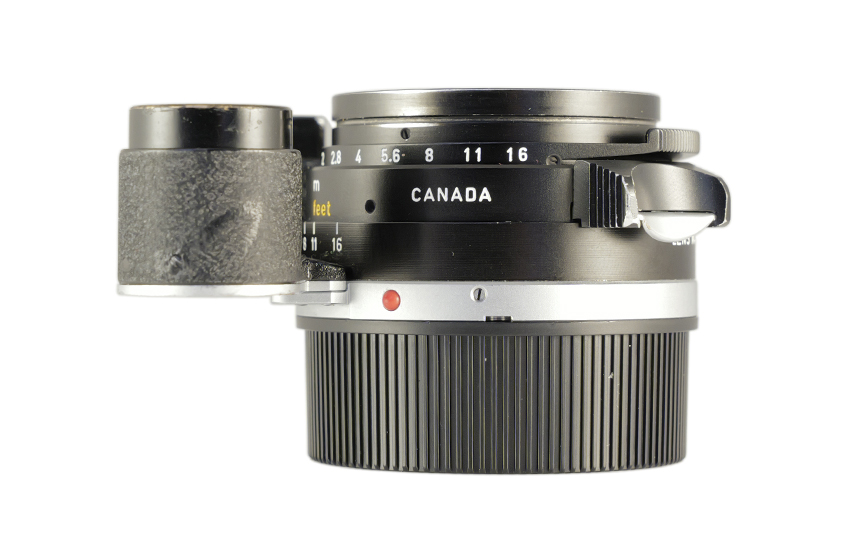 Leitz Canada Summilux 1:1.4/35 black anodized Dual Range with specs. 11871