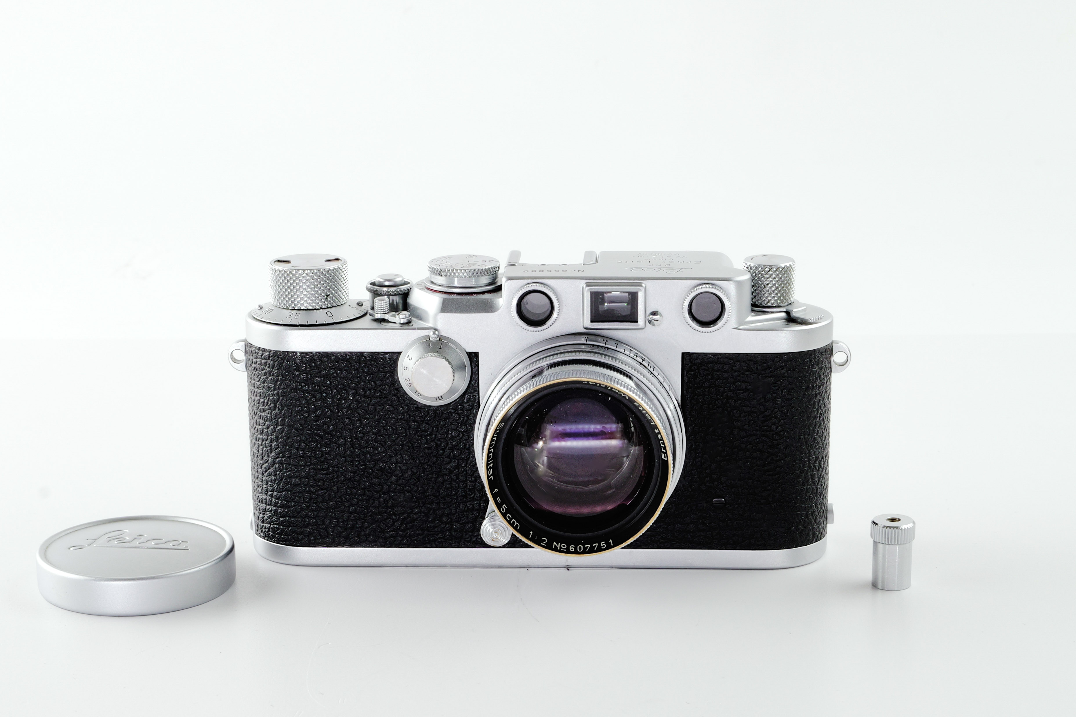 Leica IIIf Red Scale with Summitar 5cm F/2