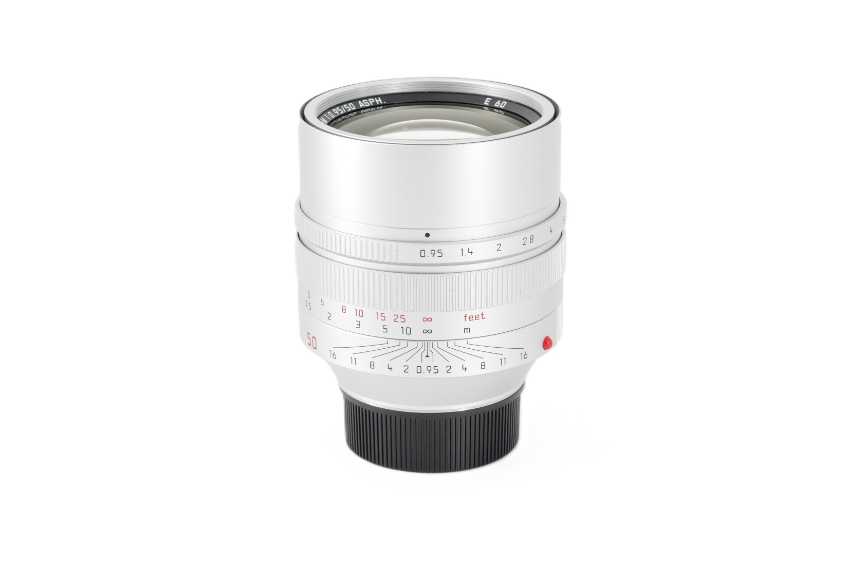 Noctilux-M 1:0.95/50 ASPH.,,silver anodised, 11667