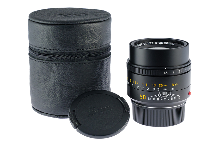 Leica Summilux-M 1:1.4/50 ASPH., black anodised 11728