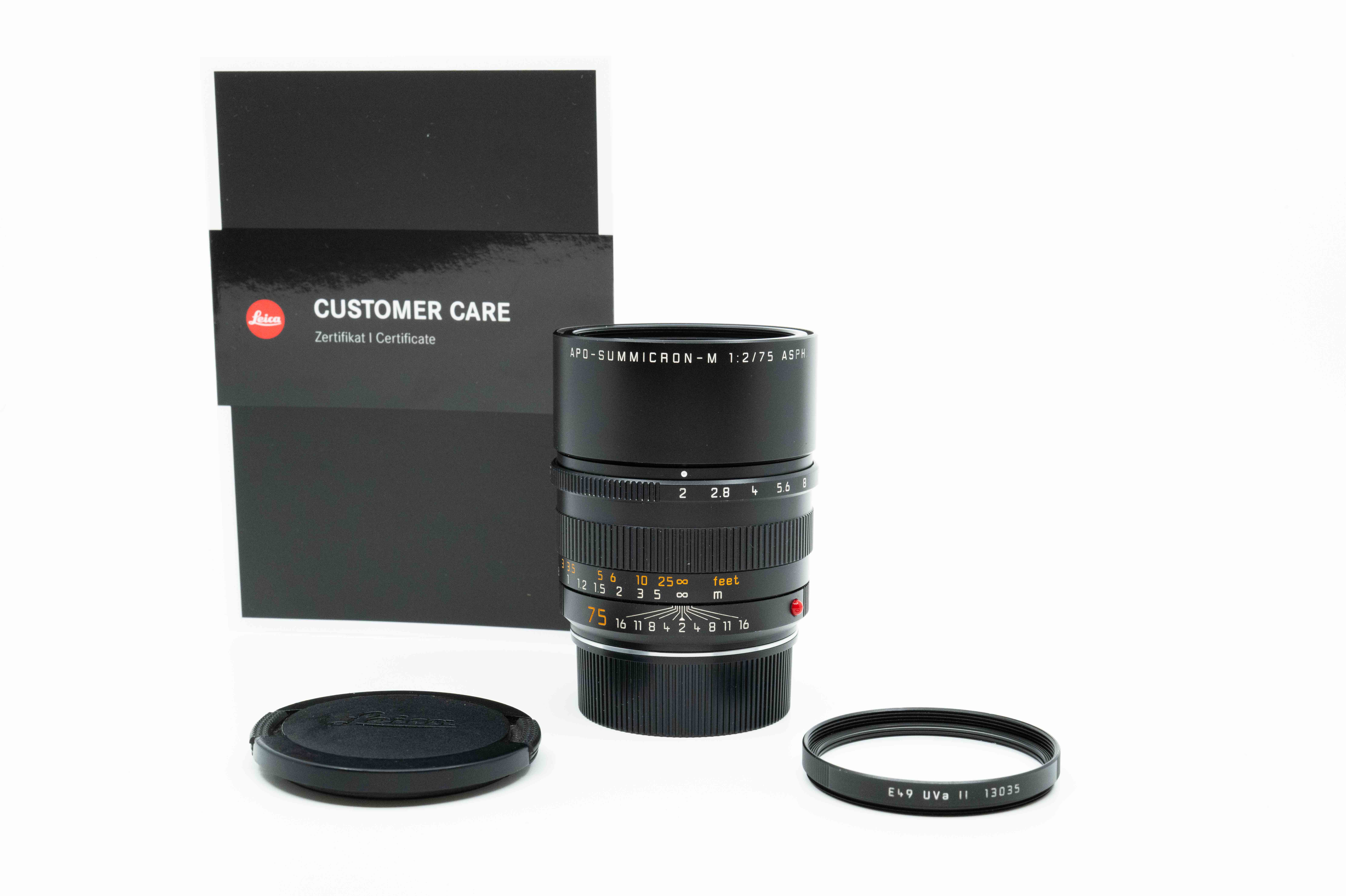 Leica Apo-Summicron-M 2/75 ASPH (11637) Leica Apo-Summicron-M 2/75 ASPH (11637)