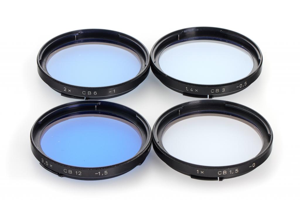 Hasselblad B50 blue Filters CB set