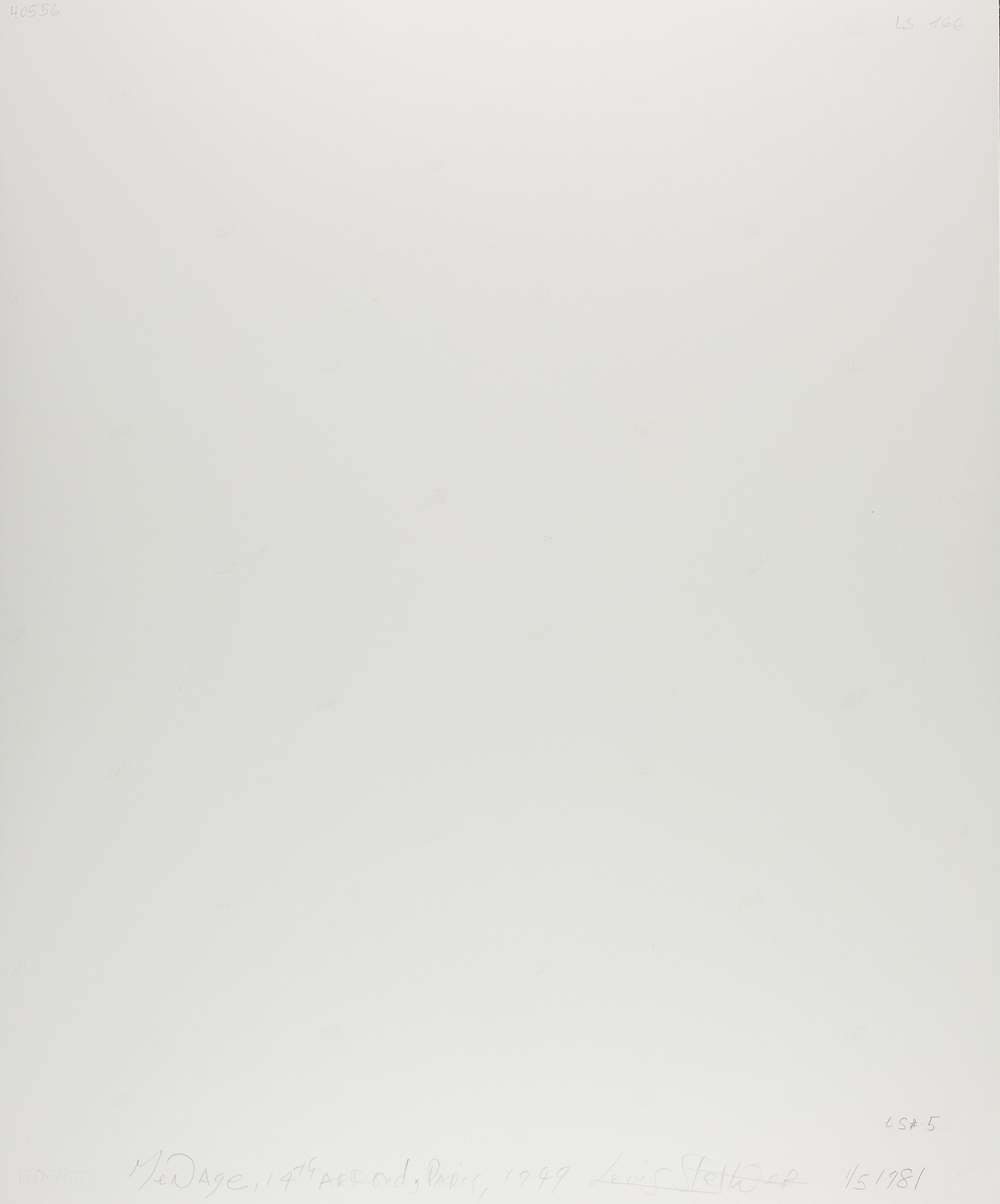 LOUIS STETTNER (1922–2016) - Ménage, Paris 1949 LOUIS STETTNER (1922–2016) - Ménage, Paris 1949