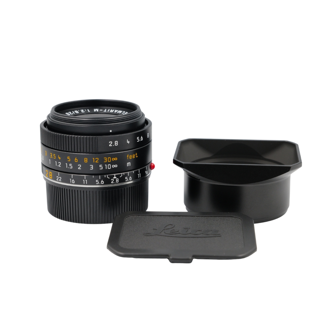 LEICA ELMARIT-M 28mm f/2.8 ASPH., black anodized finish LEICA ELMARIT-M 28mm f/2.8 ASPH., black anodized finish