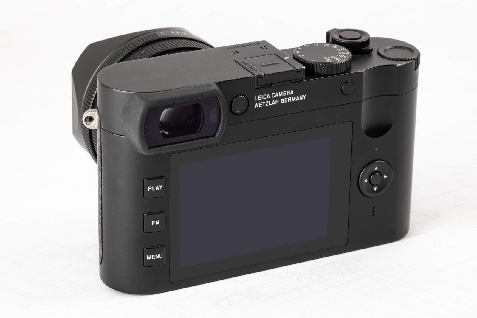 Leica Q2 Monochrom, schwarz , Vers. EU/US/JP