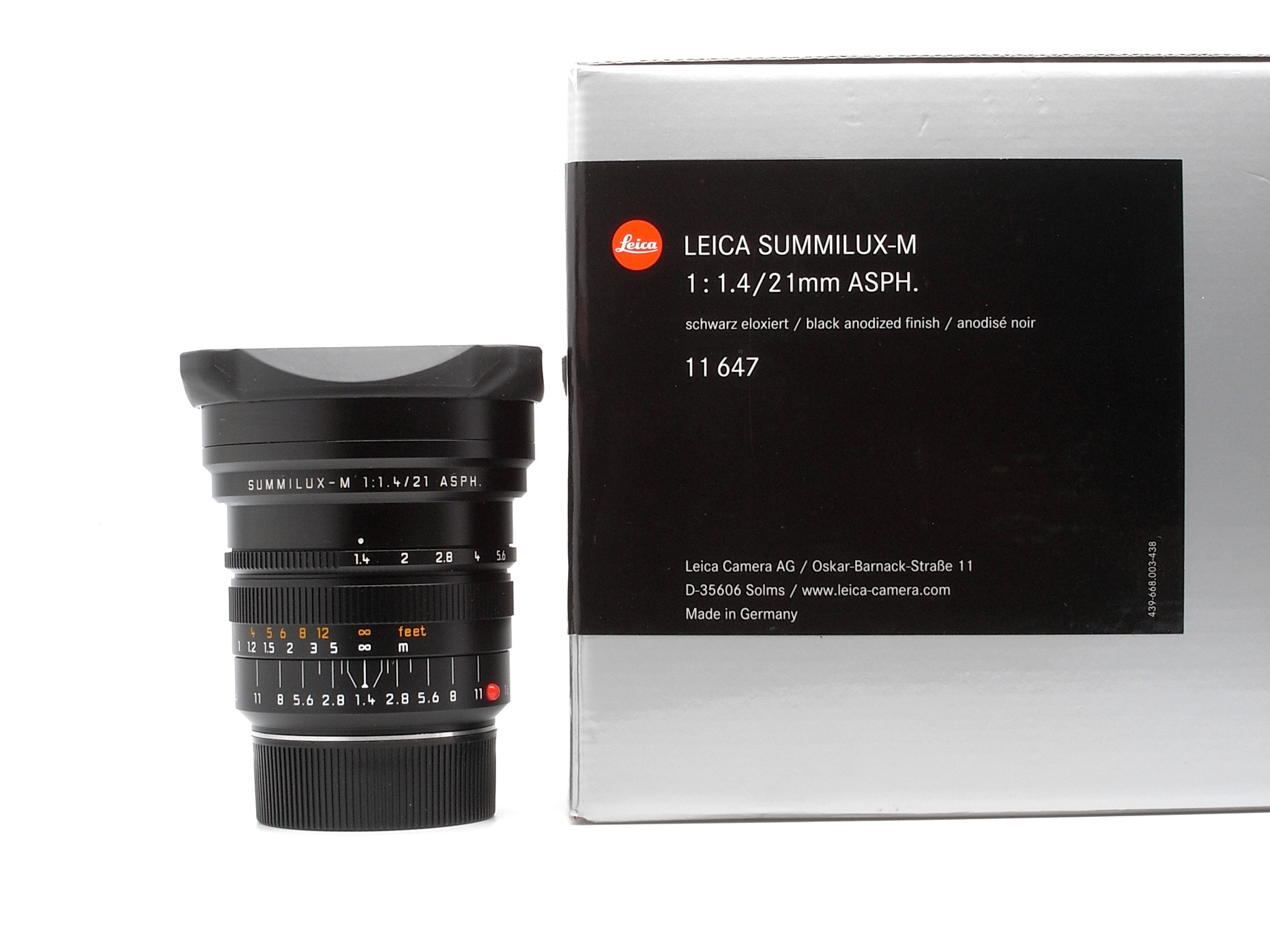 Leica Summilux-M 1.4/21mm ASPH. black 6Bit