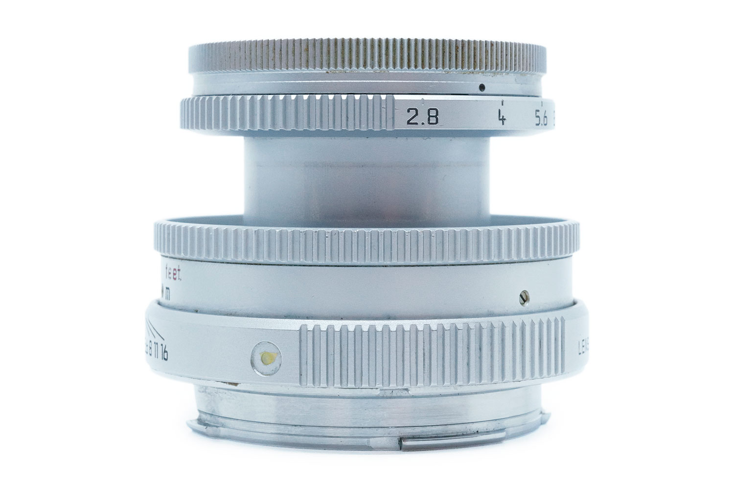 Leica ELMAR-M 2.8/50mm  (1994–2007) — Silver Chrome