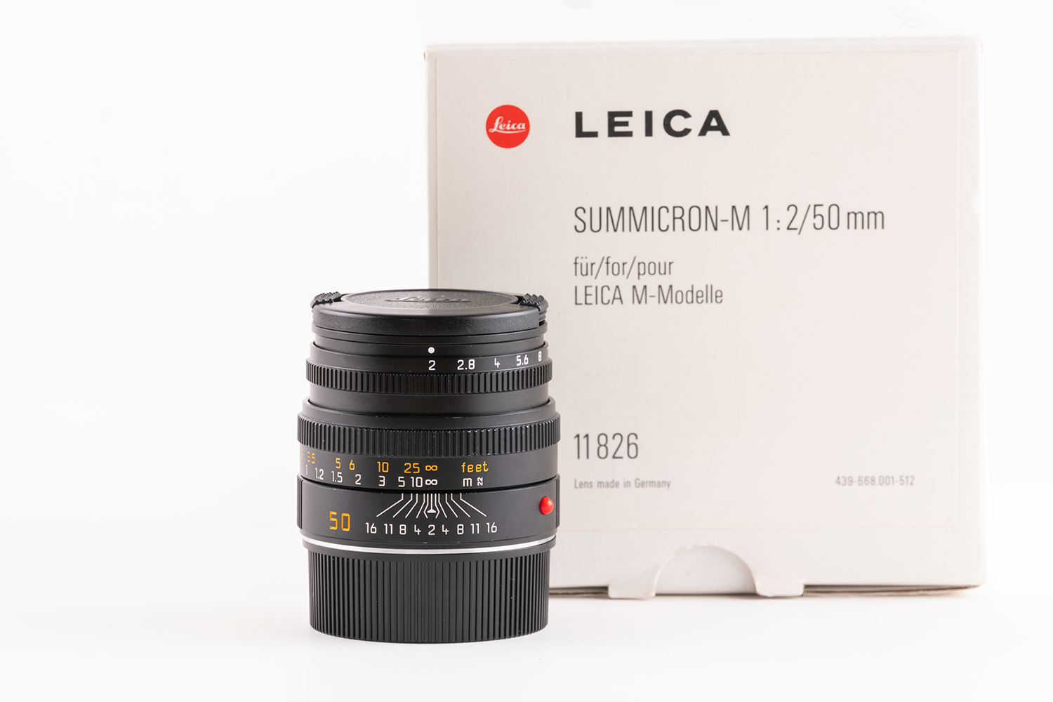 Leica Summicron-M 2/50 mm, schwarz