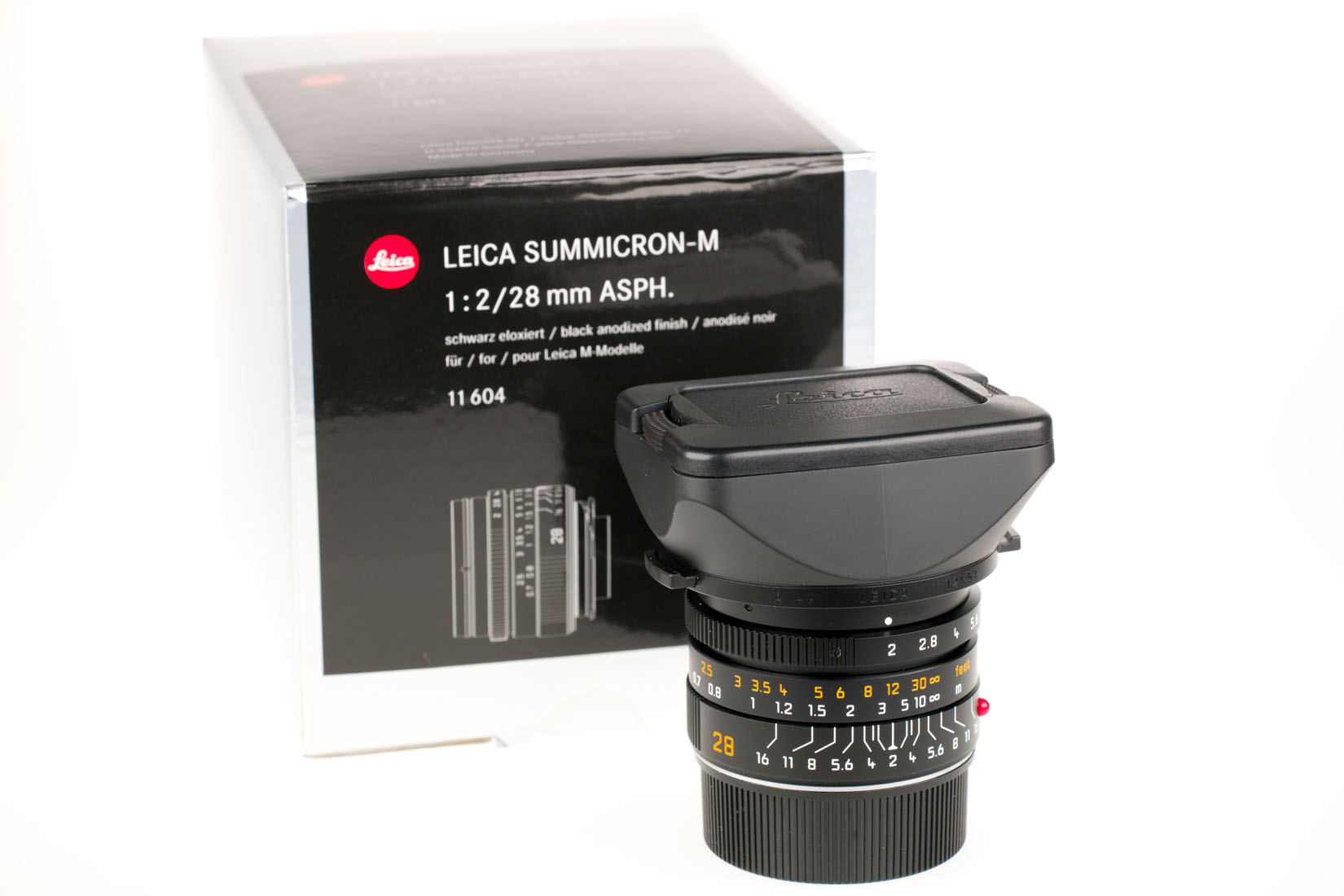 Leica Summicron-M 1:2/28mm ASPH. black 11604