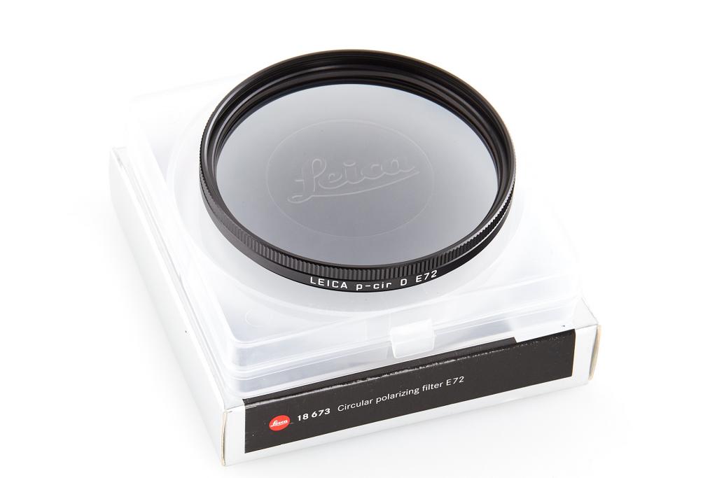 Leica 18673 cir-polarizing filter E72mm