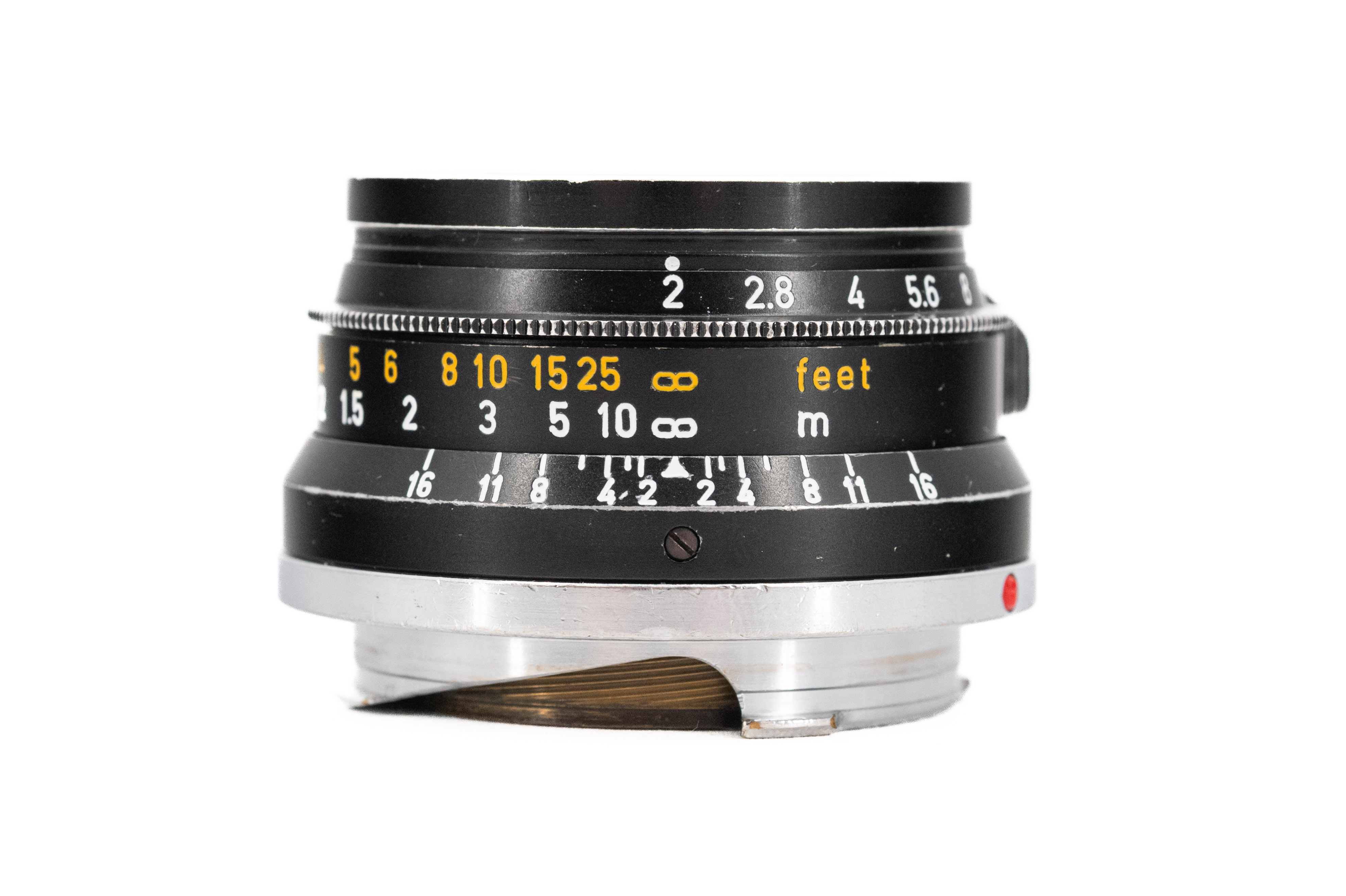 Leica Summicron-M 35mm f/2 V1 8 Element Black