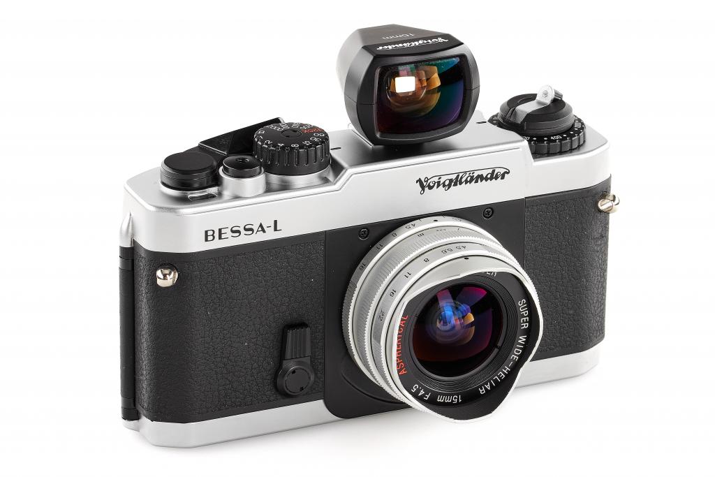 Voigtländer Bessa L outfit silver