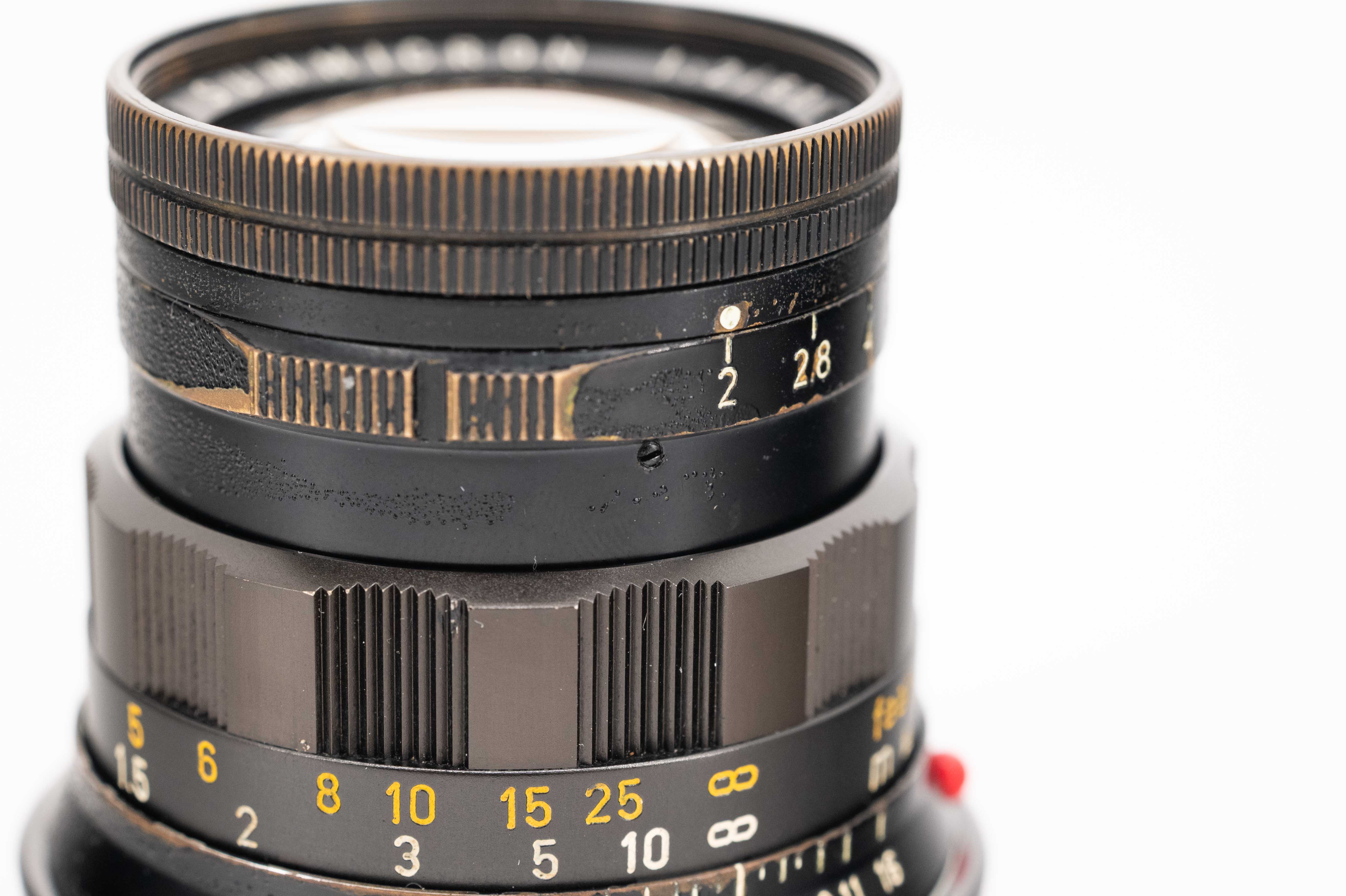 Leica Summicron-M 50mm f/2 Rigid Black Paint