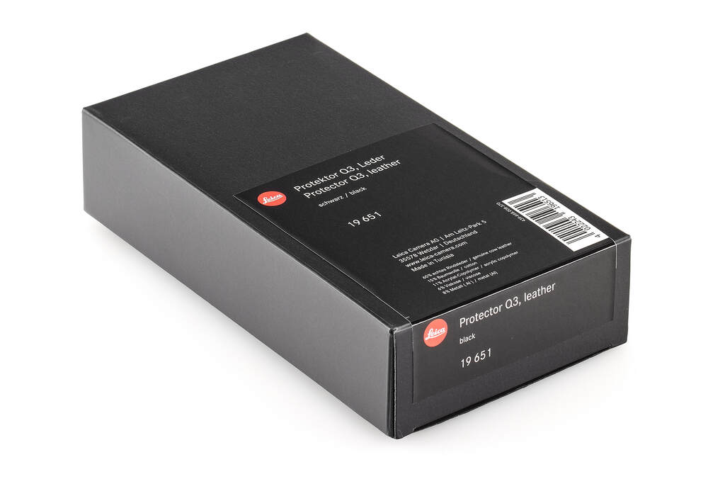 Leica 19651 protector f. Leica Q3, black - like new with full guarantee