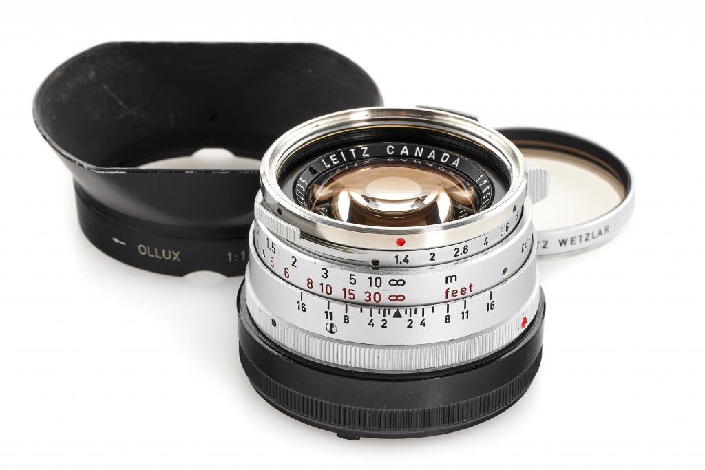 Leica Summilux 1,4/35mm chrome 'steel rim'