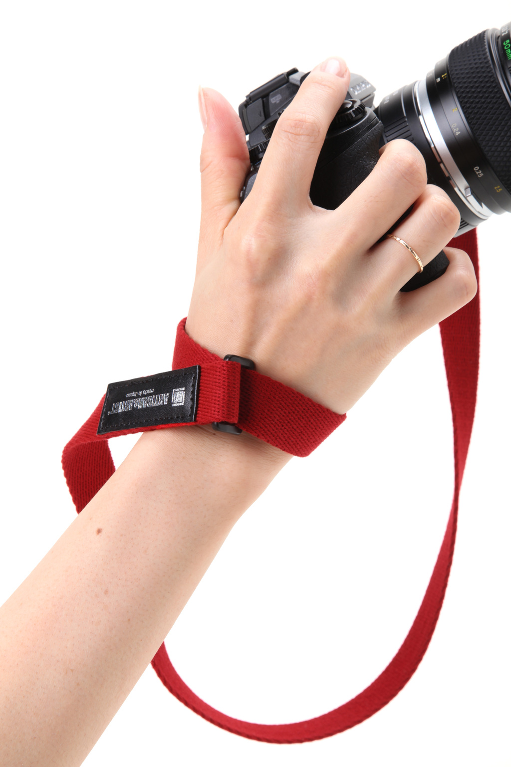 Artisan&Artist Acrylic camera strap ACAM 108 RED