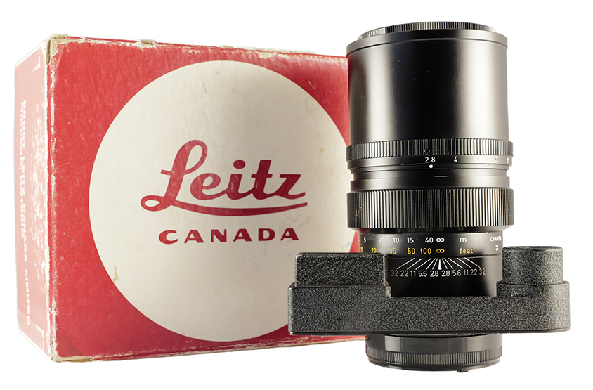 LEITZ CANADA ELMARIT 1:2.8/135 black anodized 11829