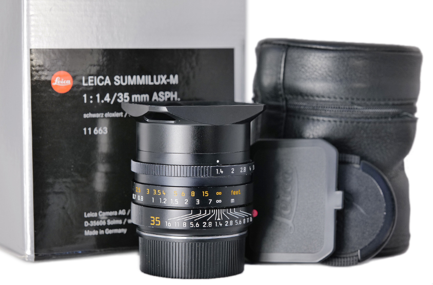 LEICA SUMMILUX-M 1.4/35mm ASPH., black anodized 11663