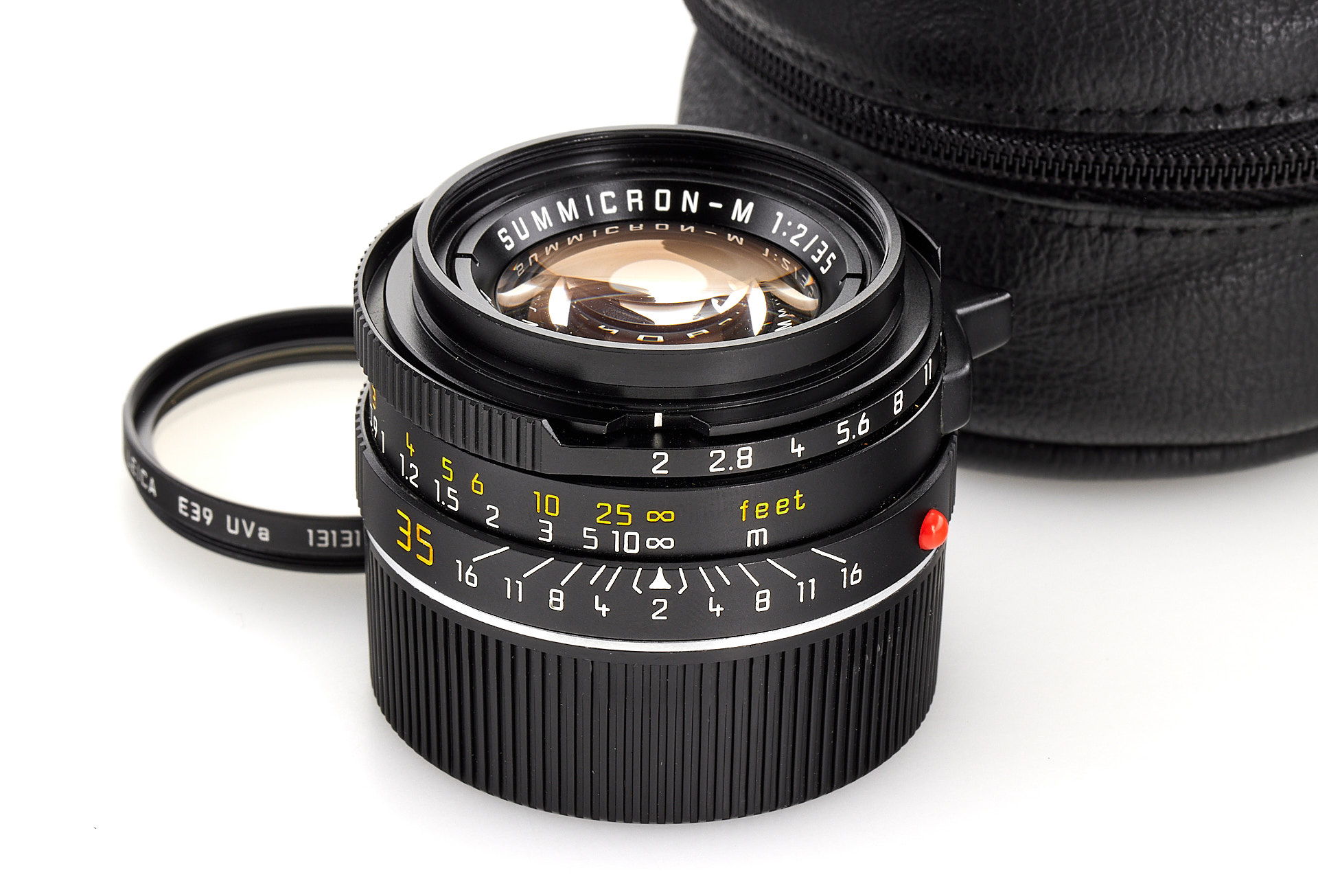 Leica Summicron-M 1:2,0/35 mm. Black 
