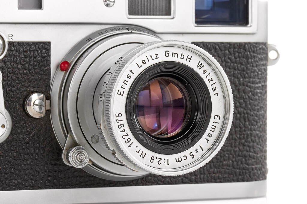 Leica M2 button rewind chrome outfit